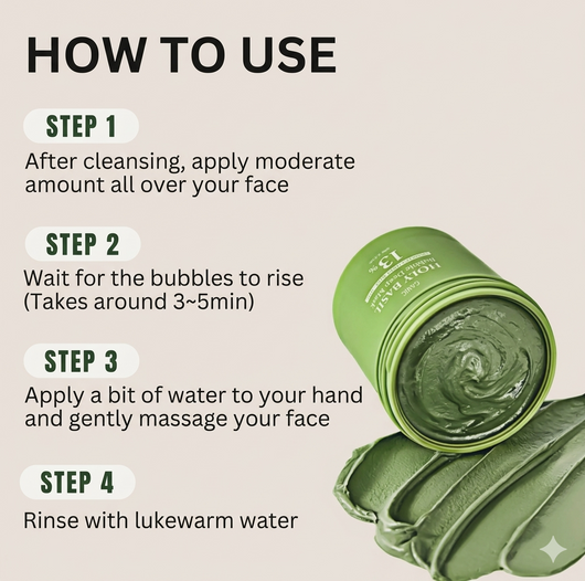 Holy Basil Bubble Deep Mask